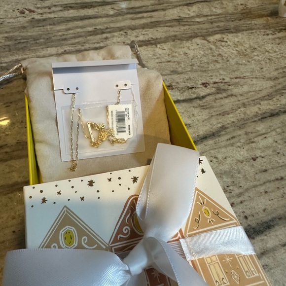 Kendra Scott Tatum Neutral mix gold Necklace - Picture 3 of 3